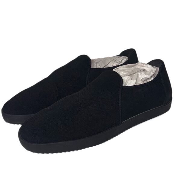 Eileen Fisher Shoes - Eileen Fisher Black Flats Mesh and Suede Slip on's Women's Size 10 Comfort Style